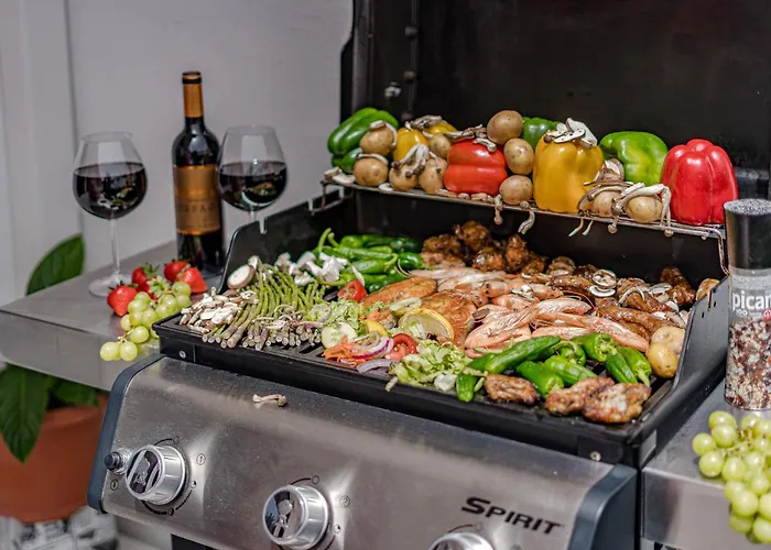 1 минута до пляжа, кондиционер, барбекю, Wi-fi *